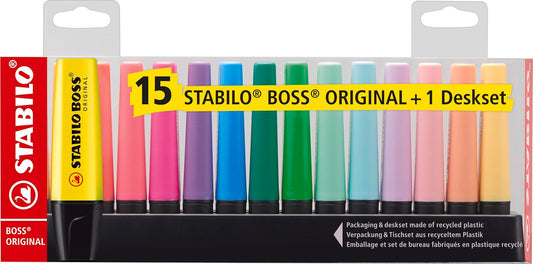 DESK 15 EVIDENZIATORI BOSS ORIGINAL