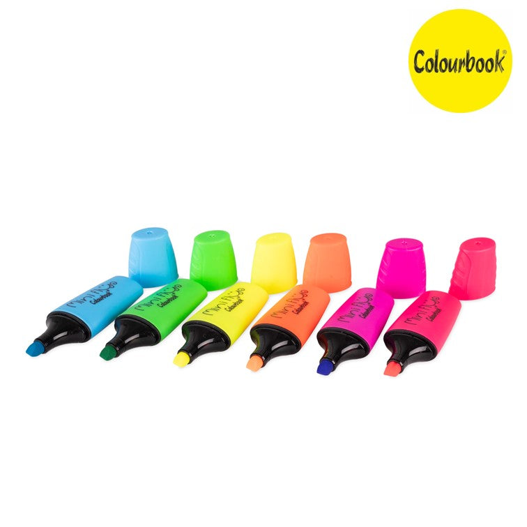 Taschetta 6 mini evidenziatori profumati – Mini Fluo
