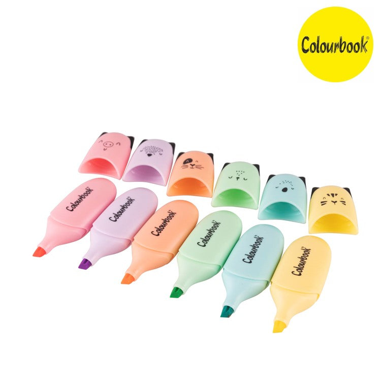 Taschetta 6 mini evidenziatori – Wild & Cute