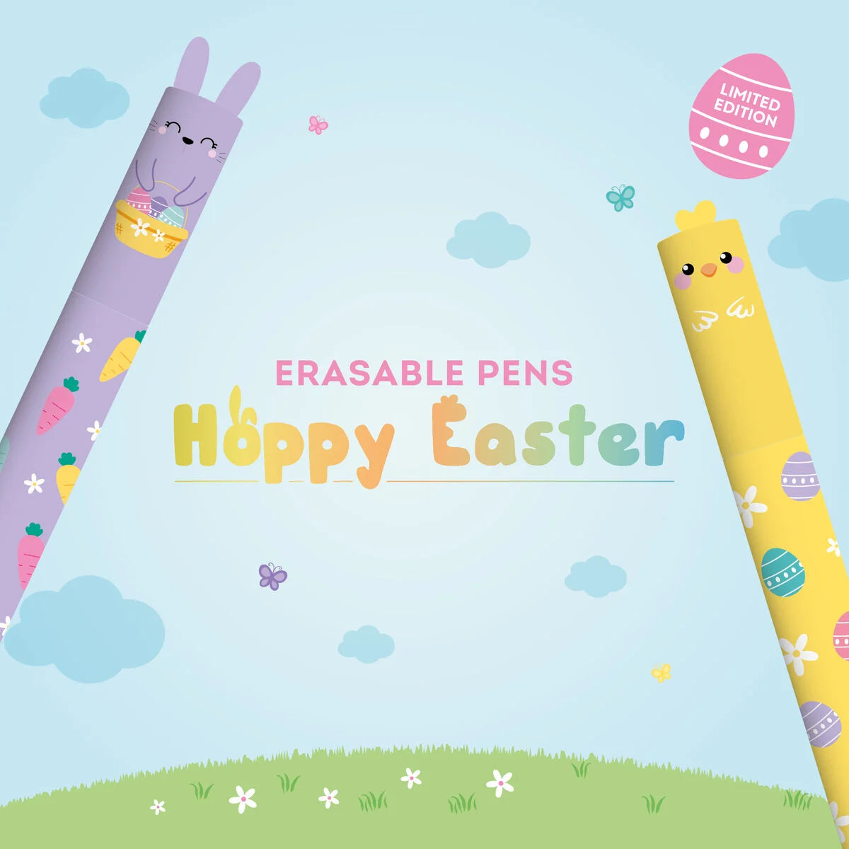 Set di 2 Penne Gel Cancellabili - Erasable Pen
