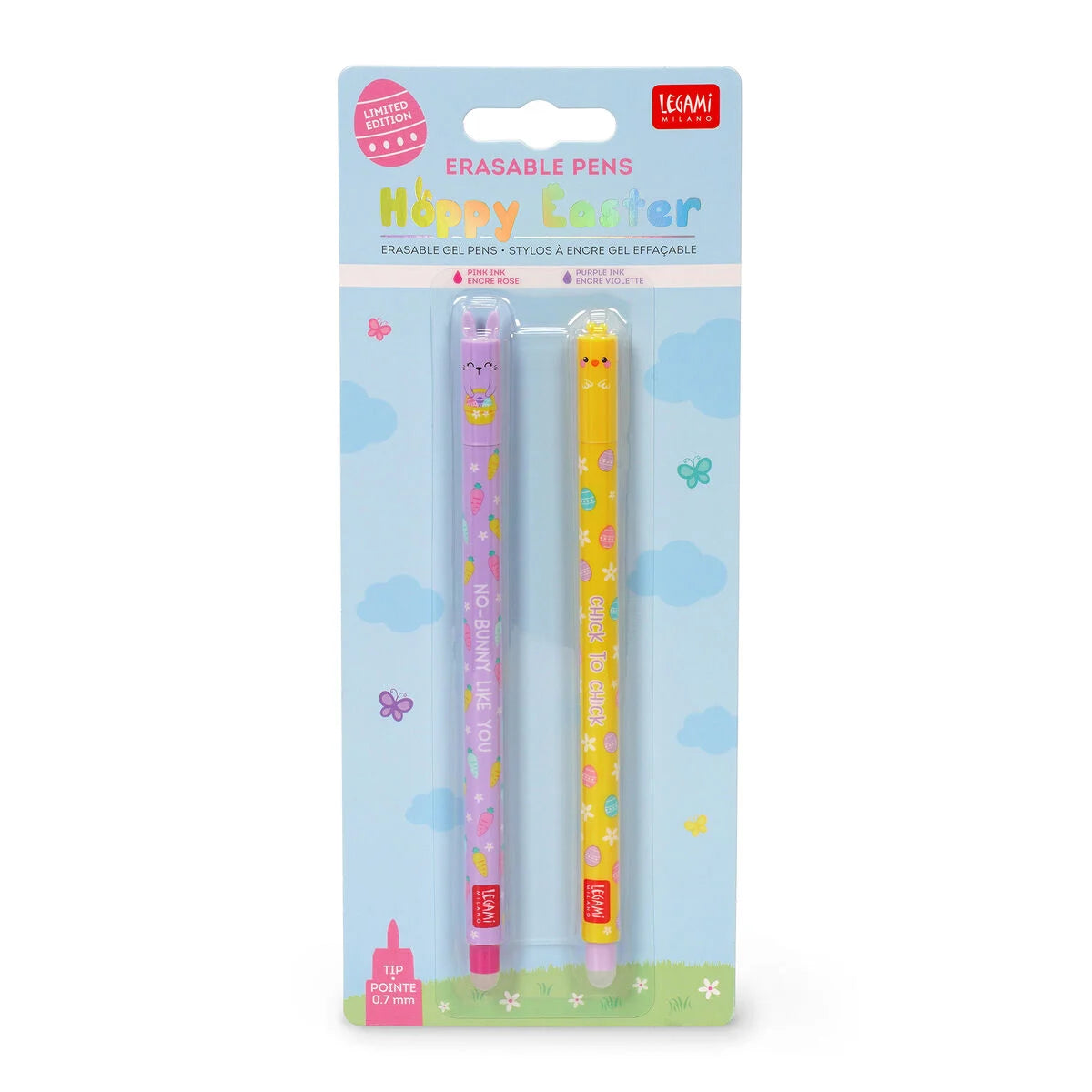 Set di 2 Penne Gel Cancellabili - Erasable Pen