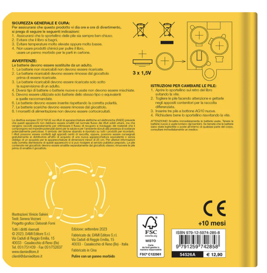 Animali Libro Tattile Sonoro