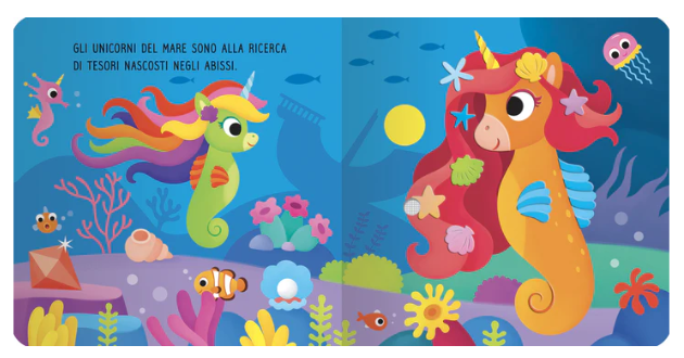 Unicorni Libro Tattile Sonoro