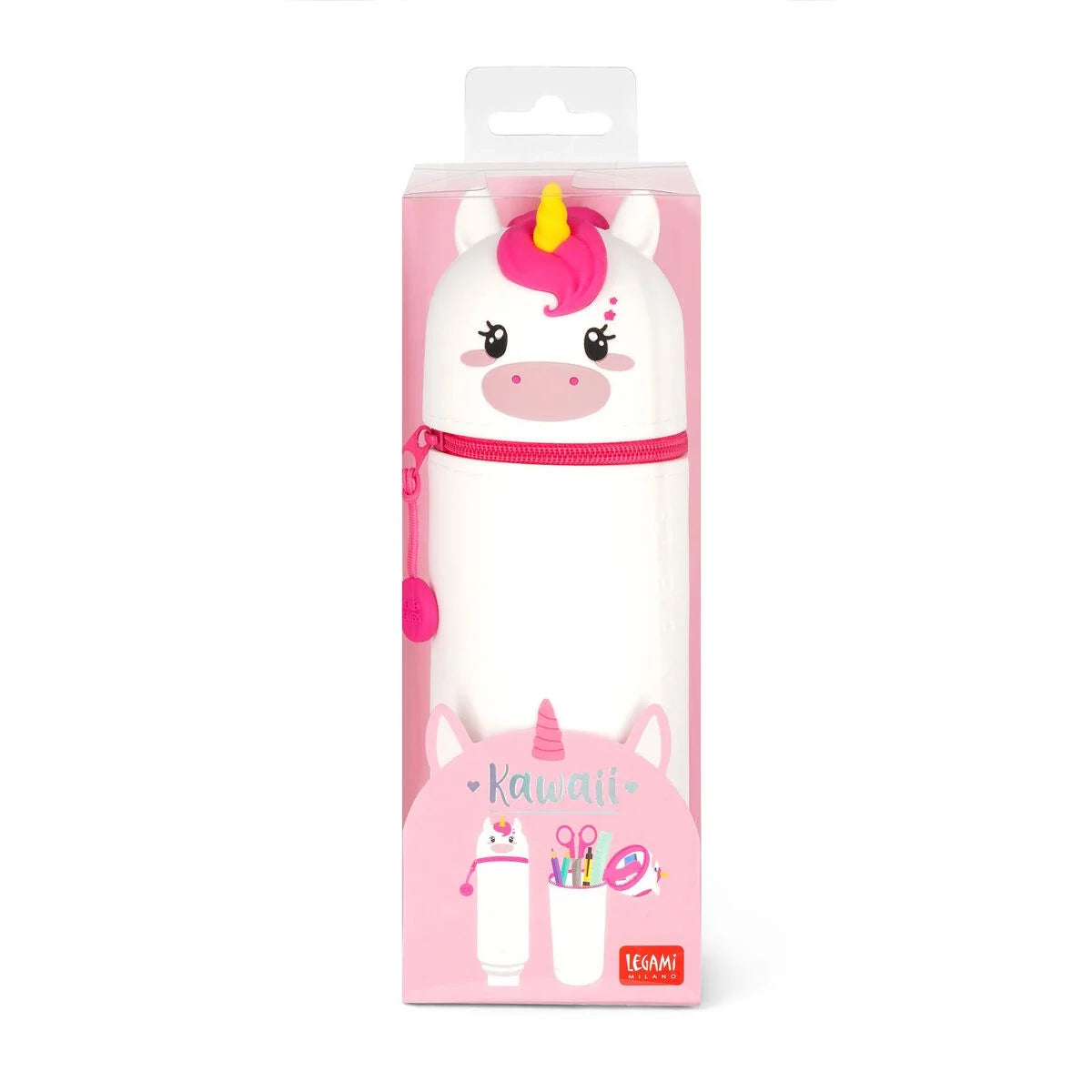 Astuccio 2 in 1 in Morbido Silicone - Kawaii