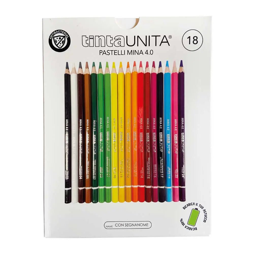 Pastelli in Legno MINA 4.0 18 pezzi