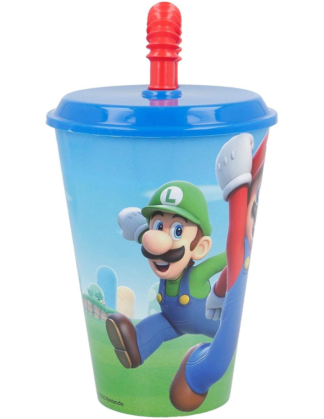Bicchiere con Cannuccia 430ml