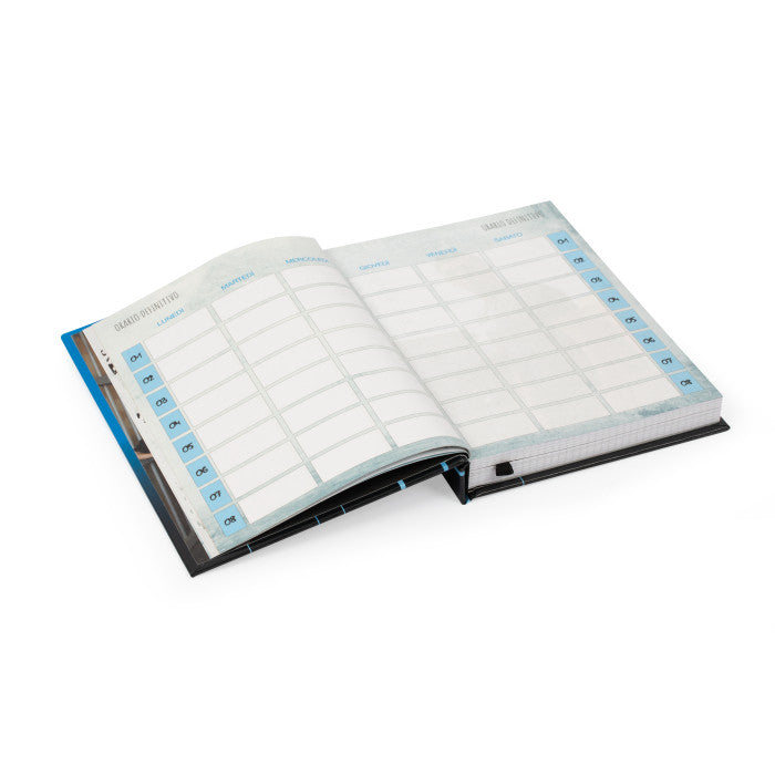 Mare Fuori Diario Agenda Blu