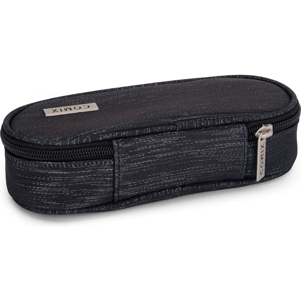 ASTUCCIO OVALE NERO GLITTER