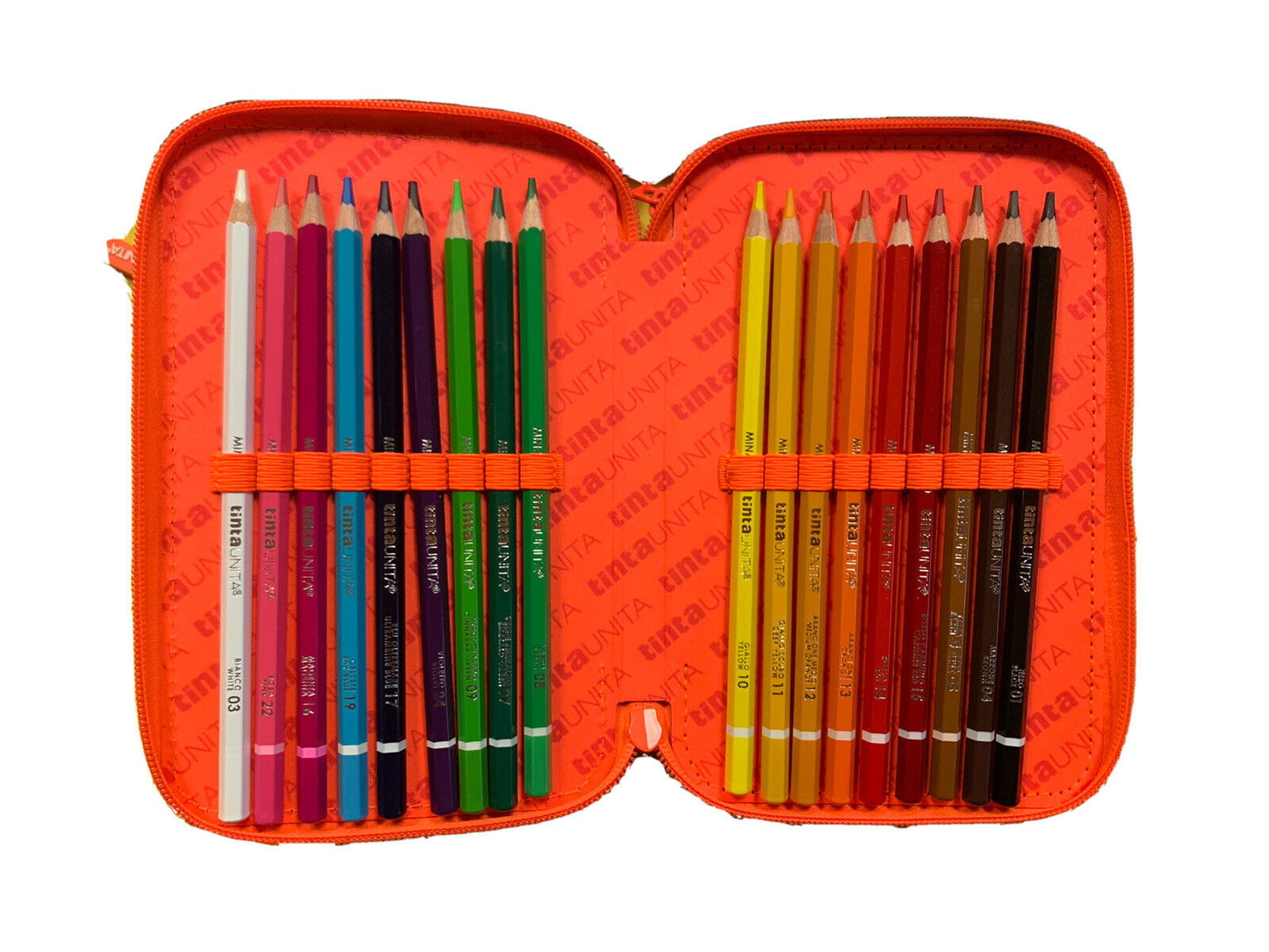 ASTUCCIO 4 ZIP CON TASCA TRASPARENTE