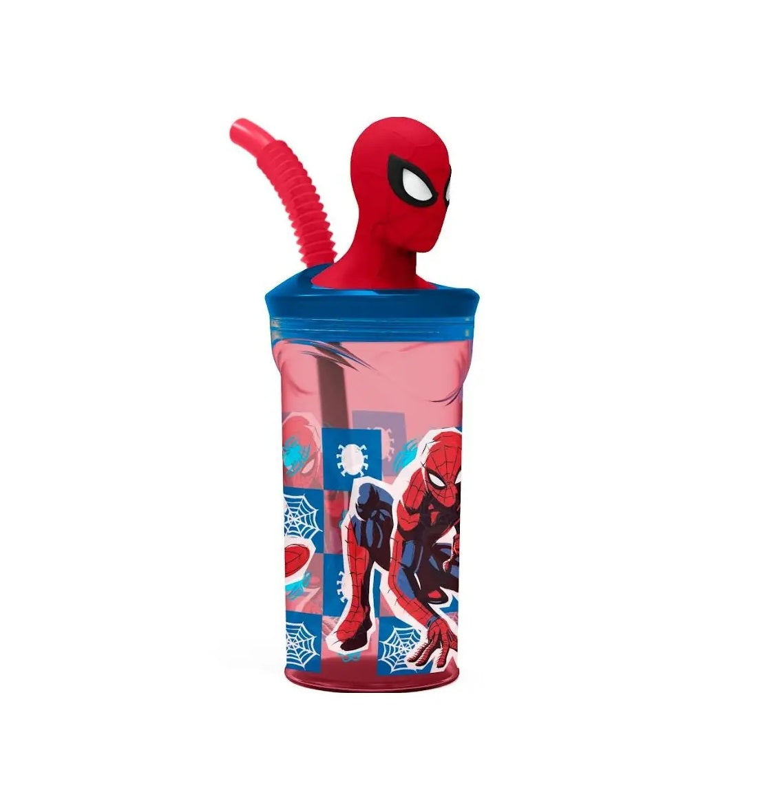 Bicchiere con Cannuccia 3D Tritan 360 ml