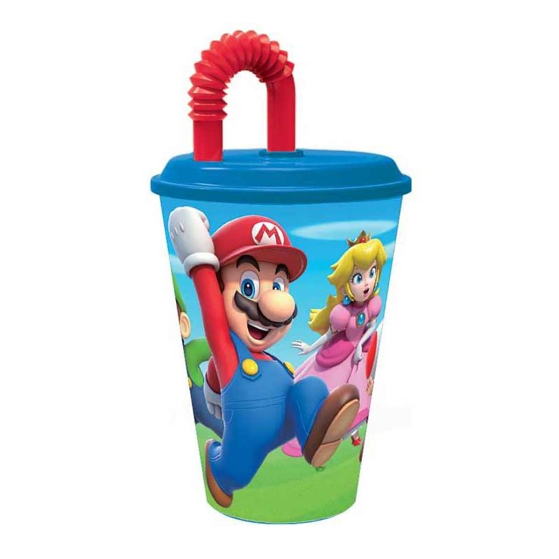 Bicchiere con Cannuccia 430ml