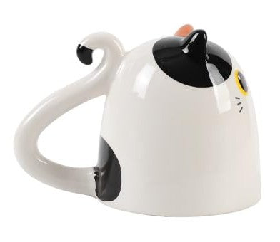 Tazza in Ceramica Up & Down - GATTO TRICOLORE