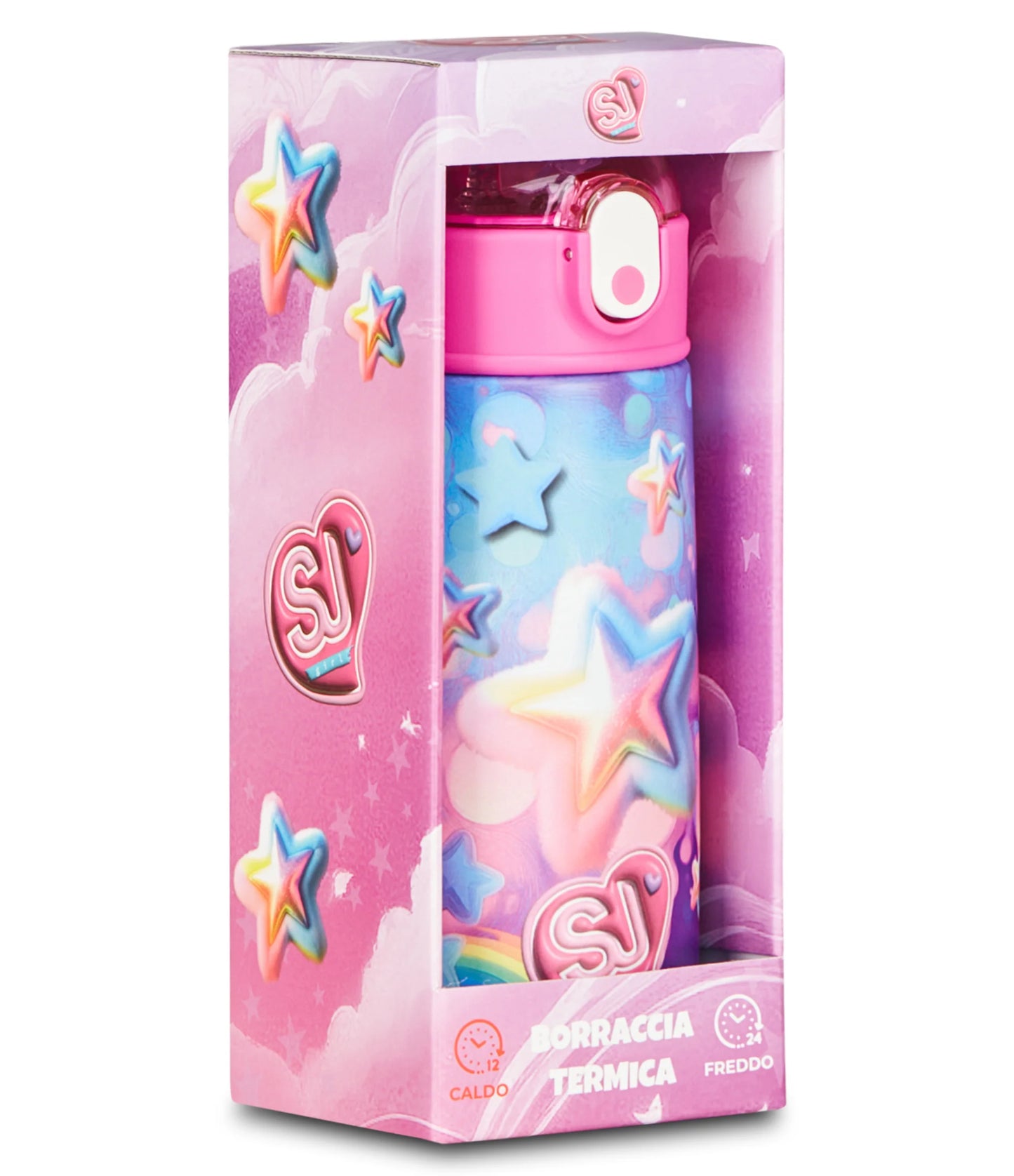Borraccia Termica SJ GANG con Cannuccia – 460 ml SEVEN