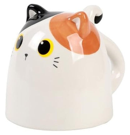 Tazza in Ceramica Up & Down - GATTO TRICOLORE