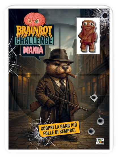 Brainrot challenge Mania con pupazzo squishy - Libro