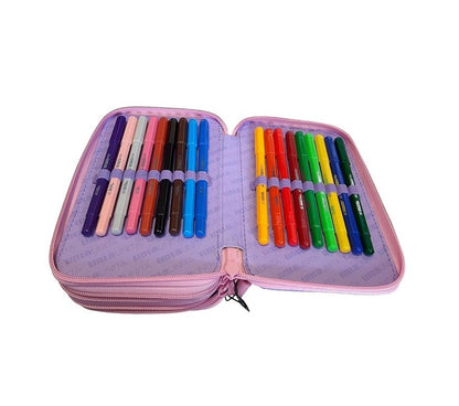 Astuccio 3 zip TINTA UNITA