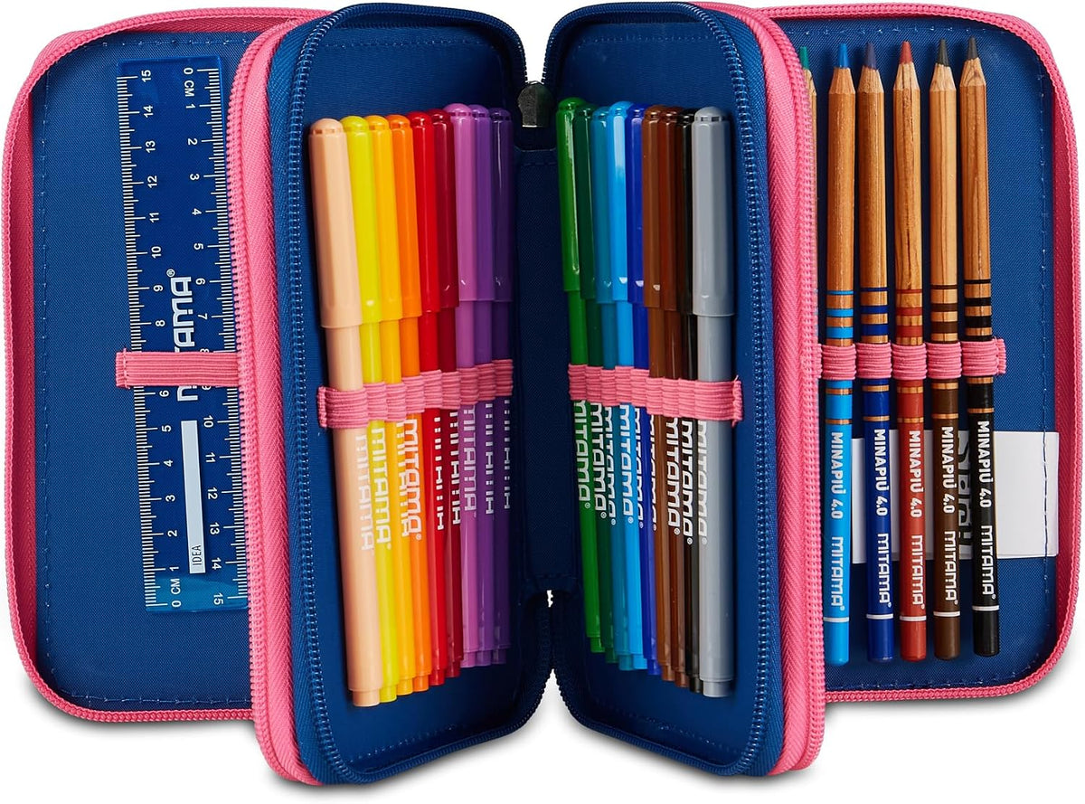 Astuccio 3 zip STITCH SEVEN