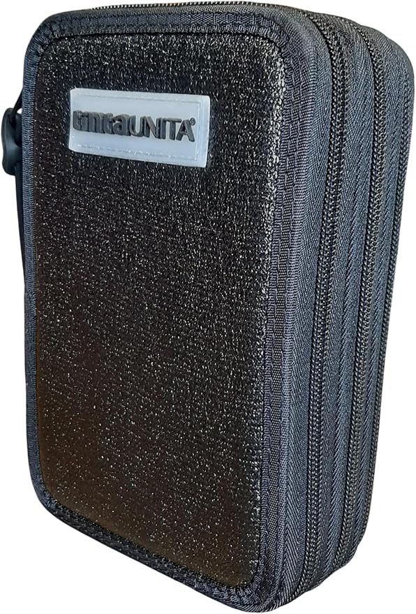 Astuccio 3 zip TINTA UNITA