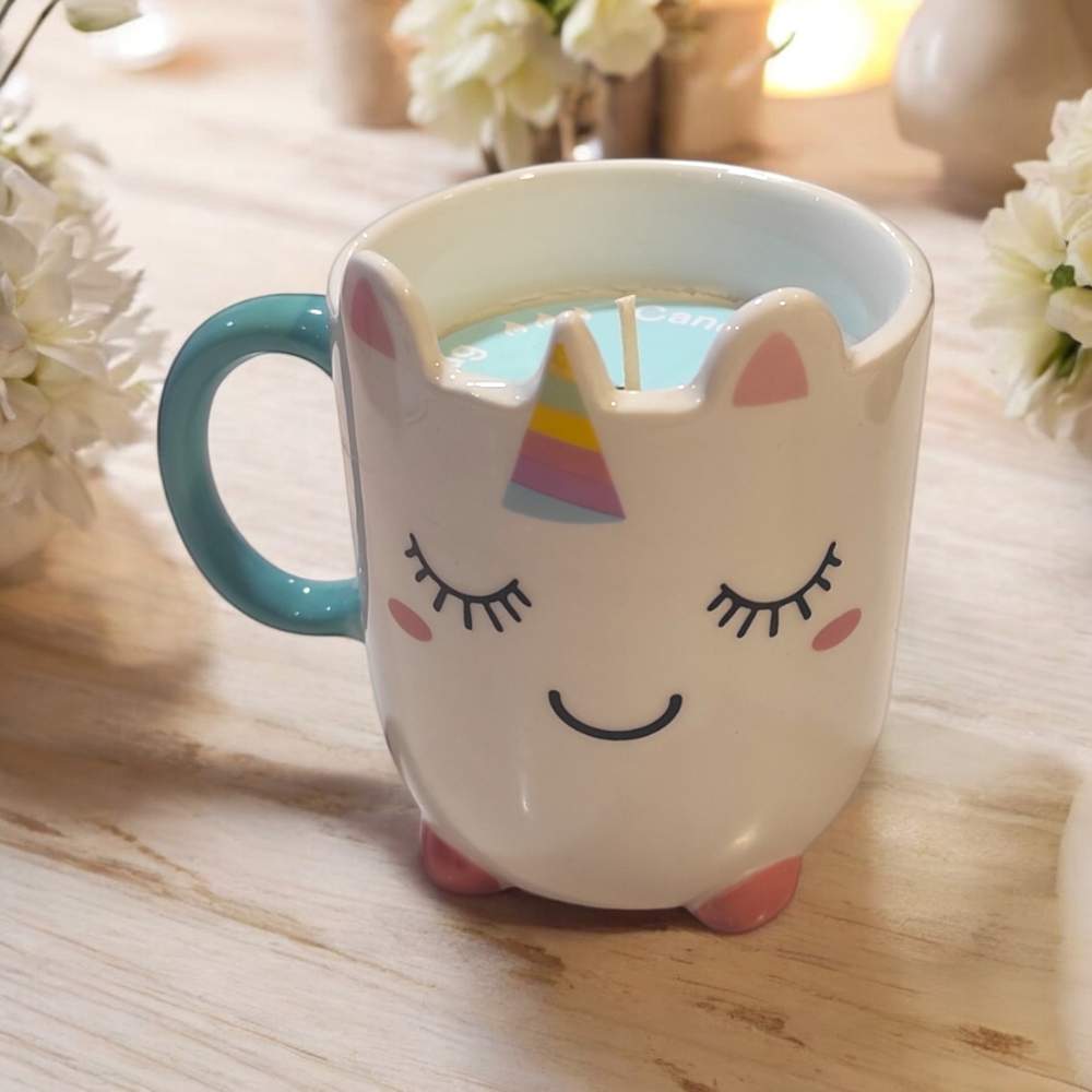 Candela Tazza – Candle Mug Unicorno