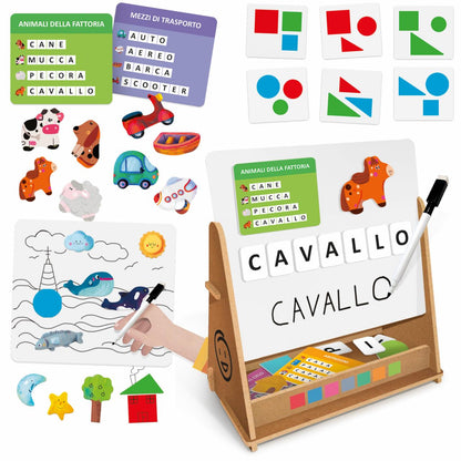 Lavagna Didattica Magnetica in Legno