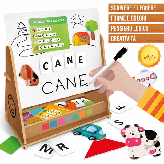 Lavagna Didattica Magnetica in Legno