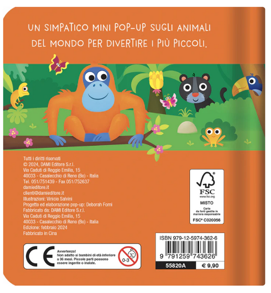 Animali del mondo Mini Pop up