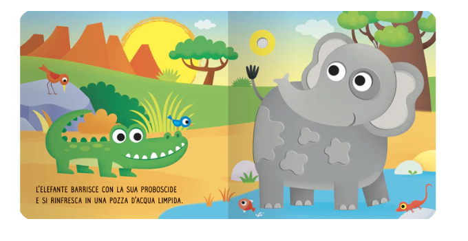 Animali Libro Tattile Sonoro