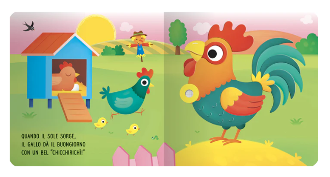 Fattoria Libro Tattile Sonoro