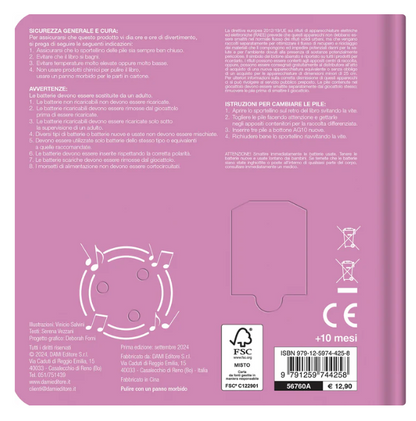 Unicorni Libro Tattile Sonoro