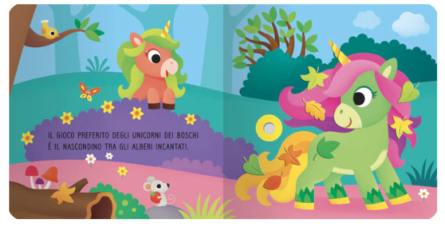 Unicorni Libro Tattile Sonoro