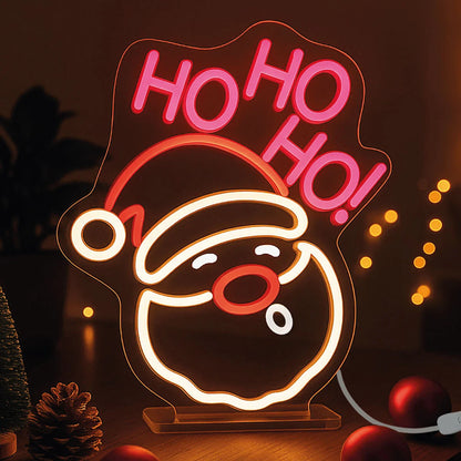 Lampada Led Effetto Neon - Santa Claus - It's a Sign