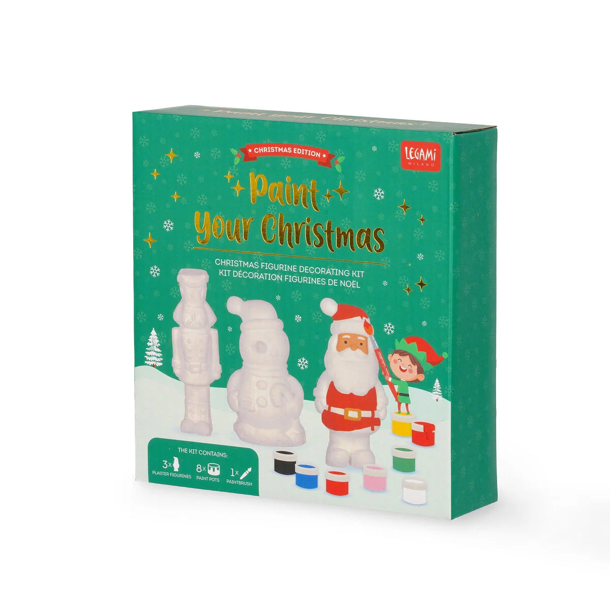 Kit Decorazione Statuette di Natale - Paint Your Christmas