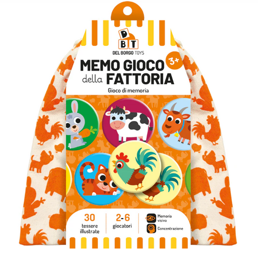 Memo gioco della fattoria
