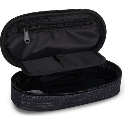 ASTUCCIO OVALE NERO GLITTER