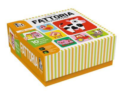 Fattoria - Primi puzzle 2 pezzi