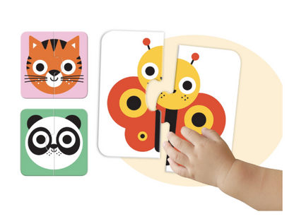 Animali - Primi puzzle 2 pezzi