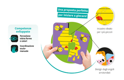 Fattoria - Primi puzzle 2 pezzi