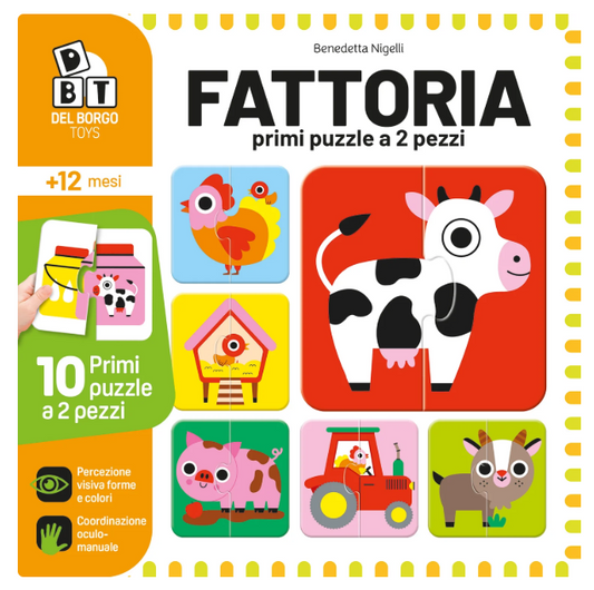 Fattoria - Primi puzzle 2 pezzi