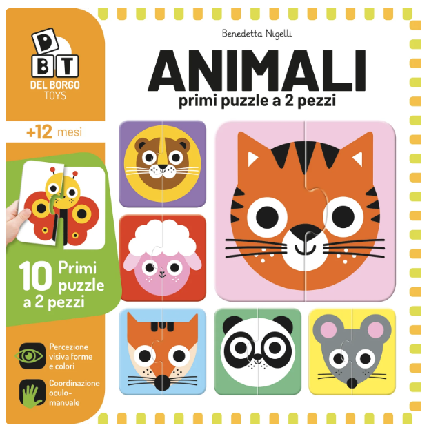 Animali - Primi puzzle 2 pezzi