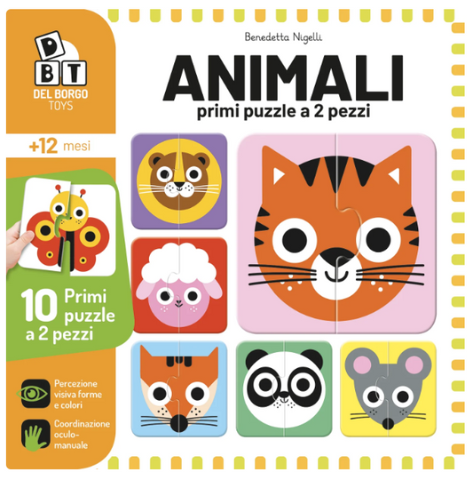 Animali - Primi puzzle 2 pezzi