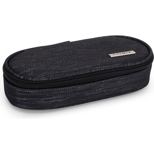 ASTUCCIO OVALE NERO GLITTER