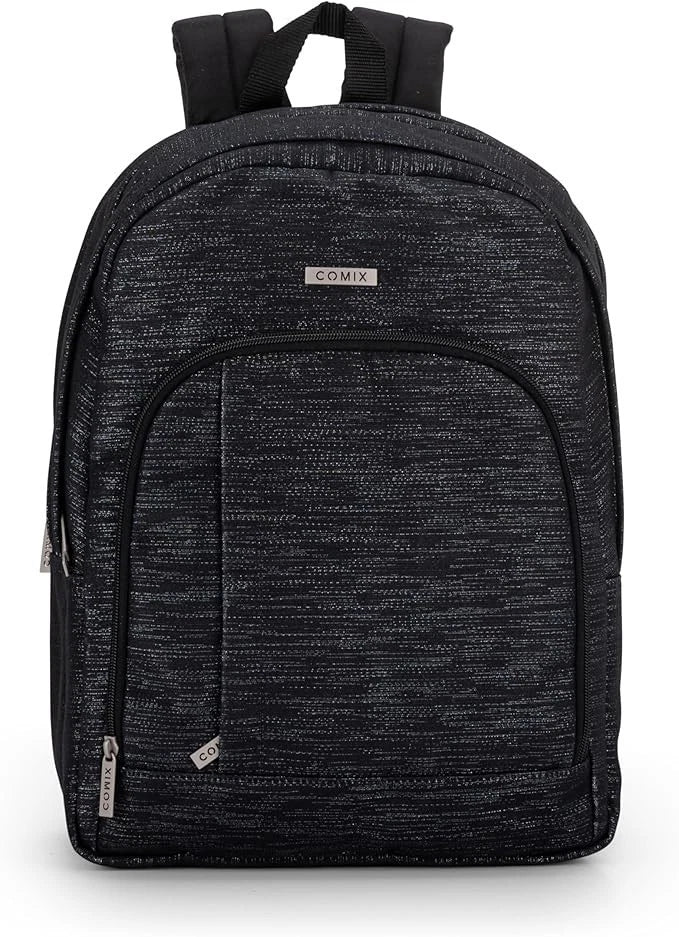 ZAINO ORGANIZZATO NERO GLITTER