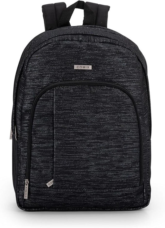 ZAINO ORGANIZZATO NERO GLITTER