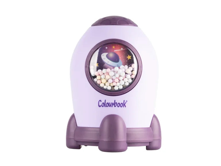 Salvadanaio Space Bank Navicella Lilla